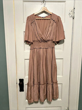 Balticborn Maxi Dress in Mauve Size Large